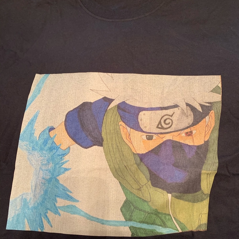 Anime character t-shirt. Kakashi Hatake